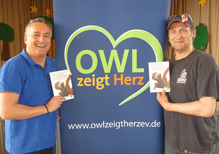 Thomas Milse mit Schauspieler Ingo Naujoks Thomas Milse mit Schauspieler Ingo Naujoks