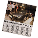 Eine glanzvolle Audi-Premiere